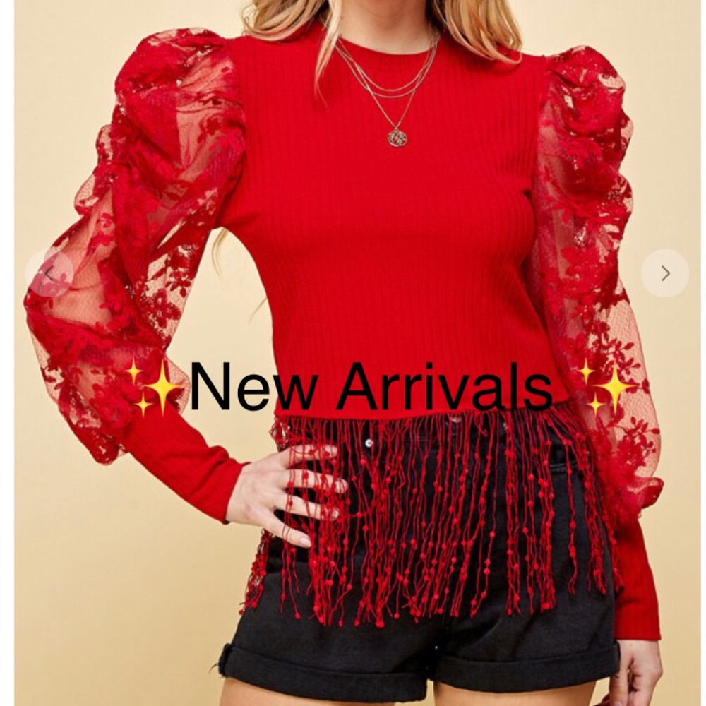 Torrid Red Polyester Blouse